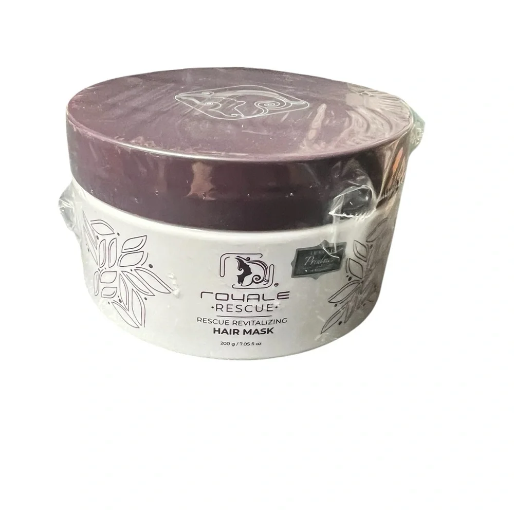 ROYALE Rescue Revitalizing Hair Mask - Purple and White